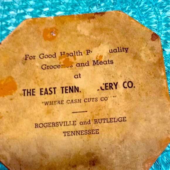 Vtg East TN Grocery Co.Dog Trivet. Beveled. 6”. - Picture 2 of 5